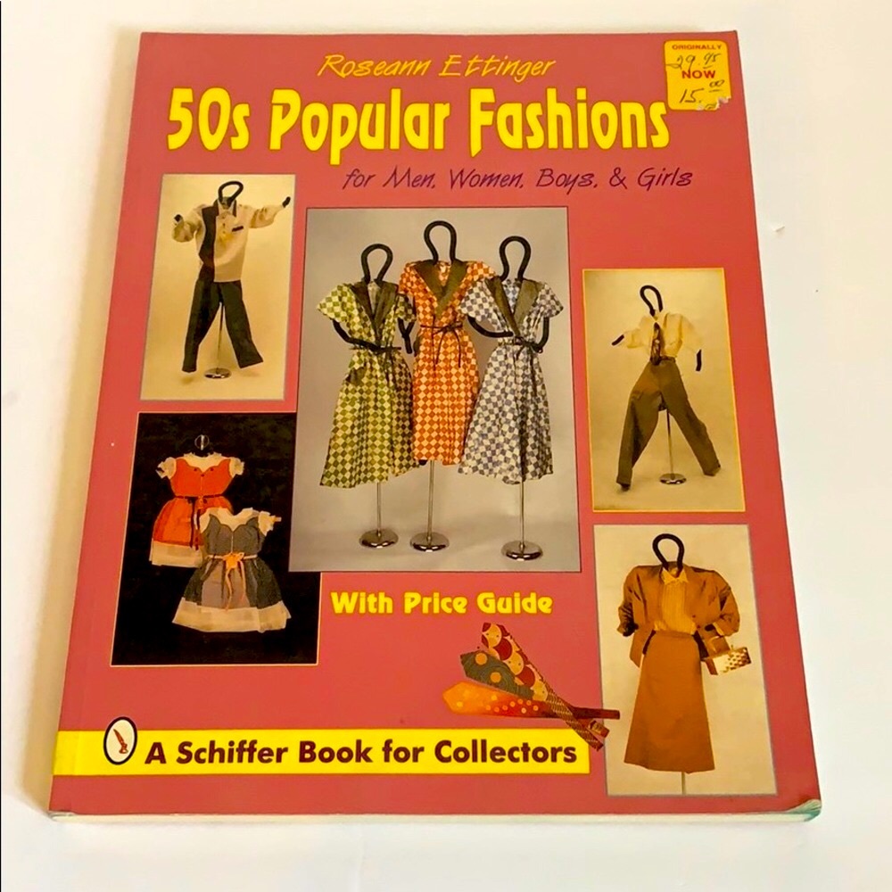 Book | 50’s Popular Fashions A Schiffer Book For Collectors Sewing & Price Guide